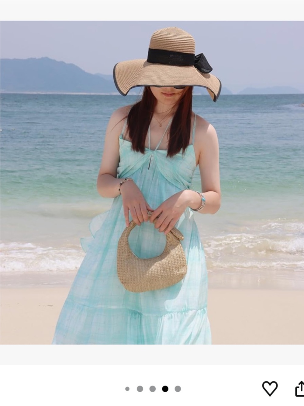 Knotted Straw Clutch Purses for Women, Summer Beach Bag, Dumpling Evening - Picture 8 of 8